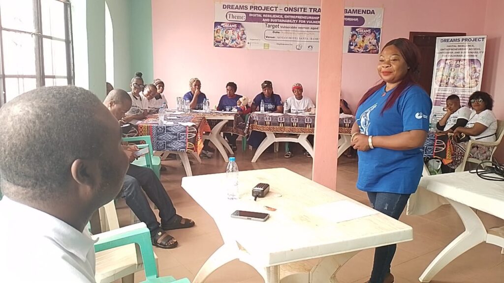 Facilitator presenting