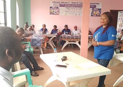 Facilitator presenting